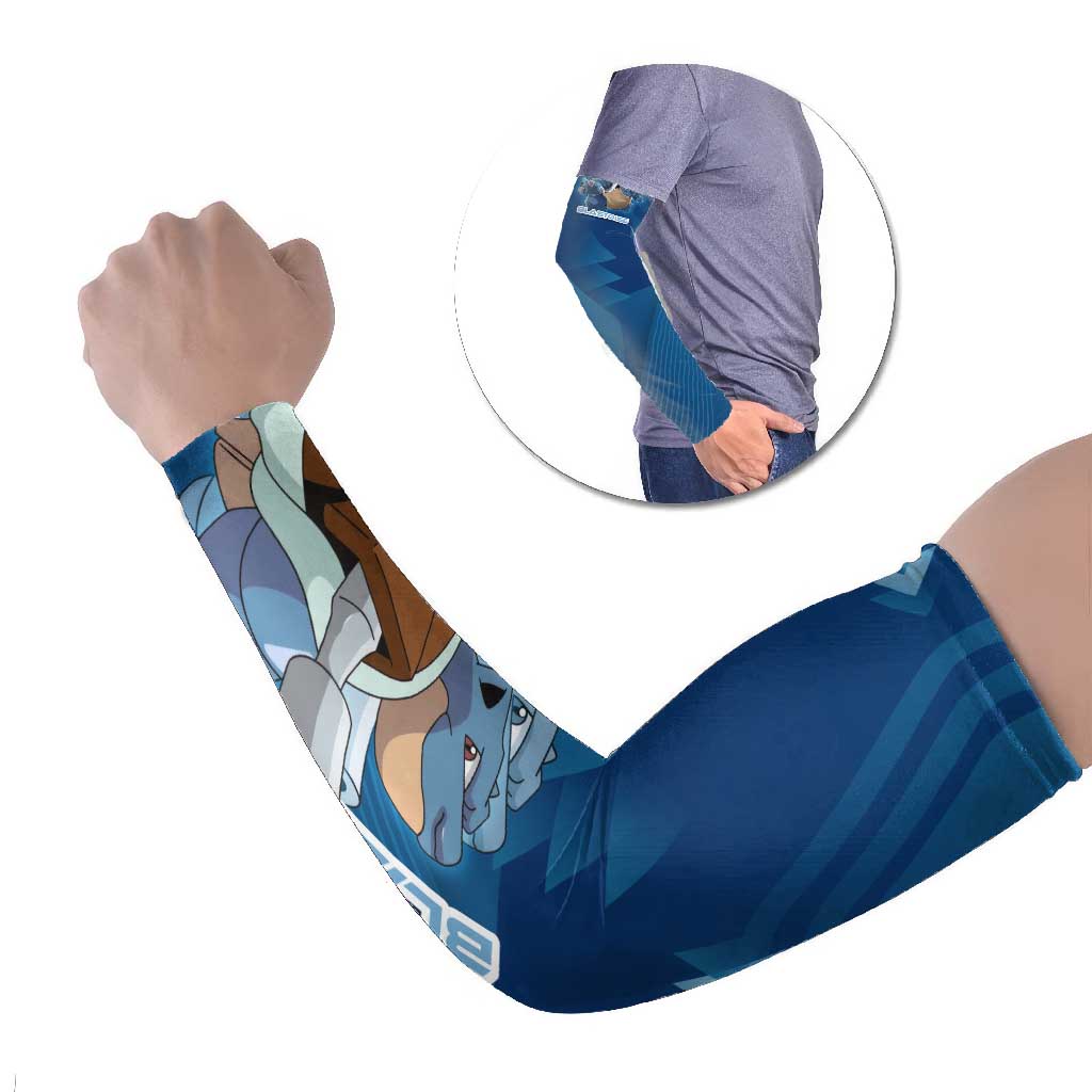 Blastoise Poké Arm Sleeves Tech Armor Anime Wave Style