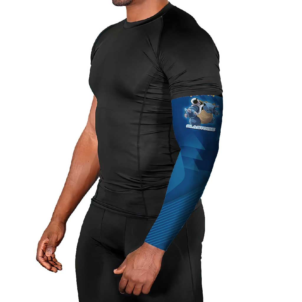 Blastoise Poké Arm Sleeves Tech Armor Anime Wave Style