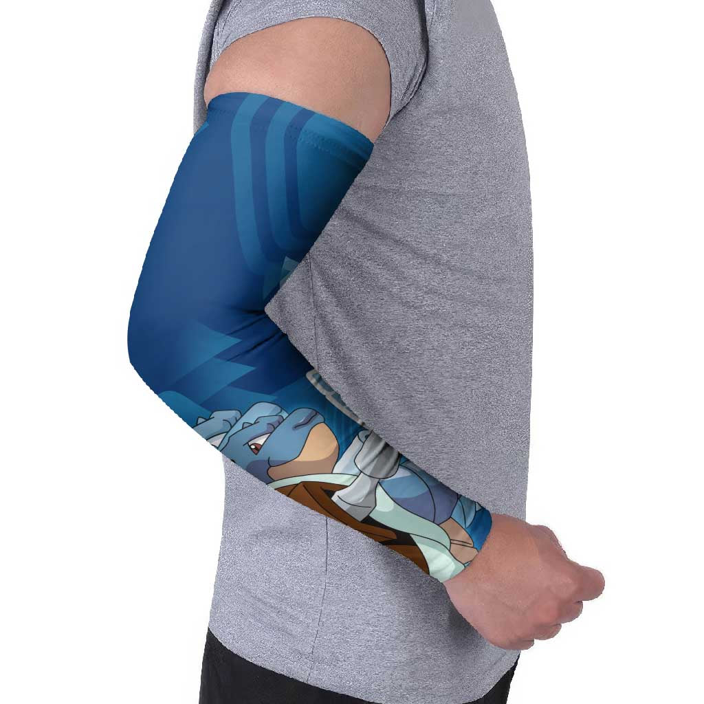 Blastoise Poké Arm Sleeves Tech Armor Anime Wave Style