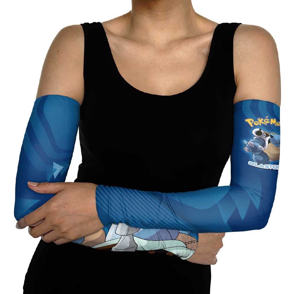 Blastoise Poké Arm Sleeves Tech Armor Anime Wave Style