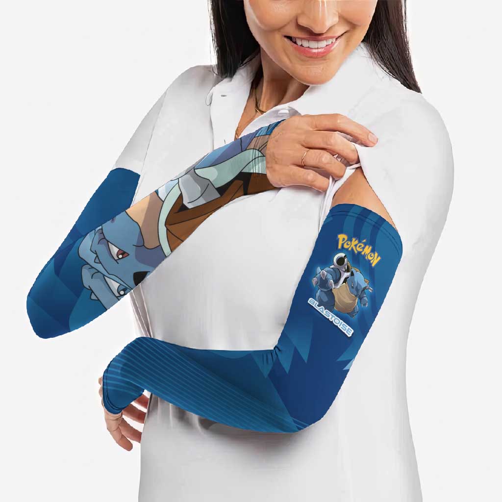 Blastoise Poké Arm Sleeves Tech Armor Anime Wave Style