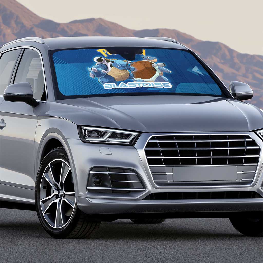 Blastoise Poké Auto Sun Shade Tech Armor Anime Wave Style