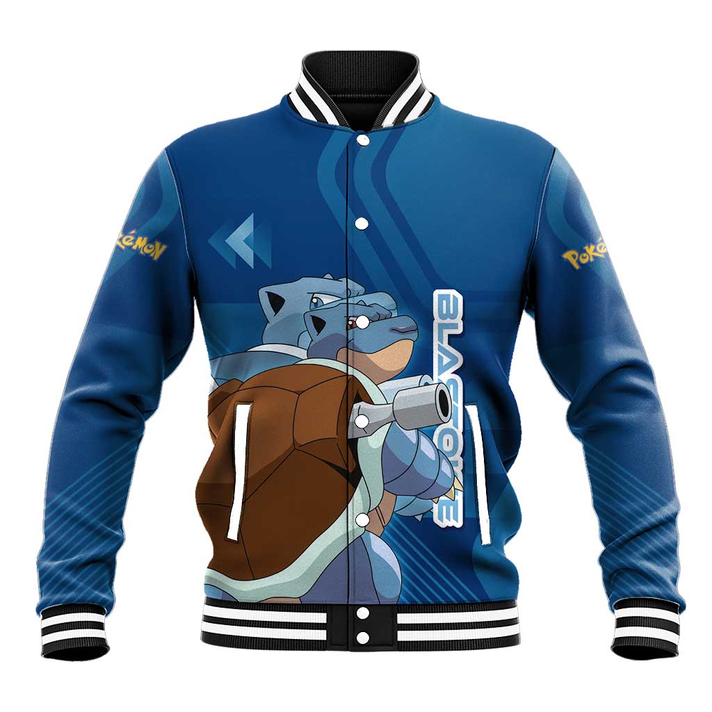 Blastoise Poké Baseball Jacket Tech Armor Anime Wave Style