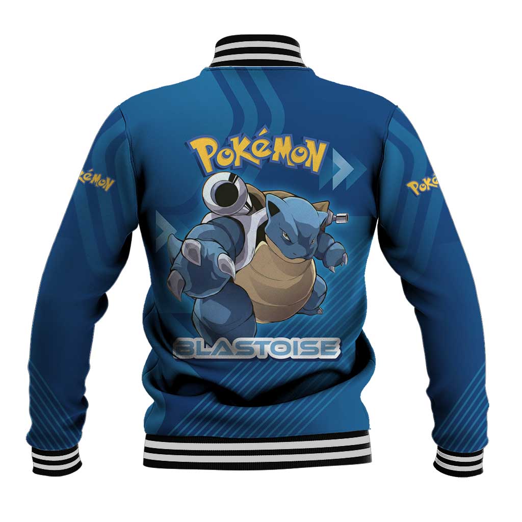 Blastoise Poké Baseball Jacket Tech Armor Anime Wave Style