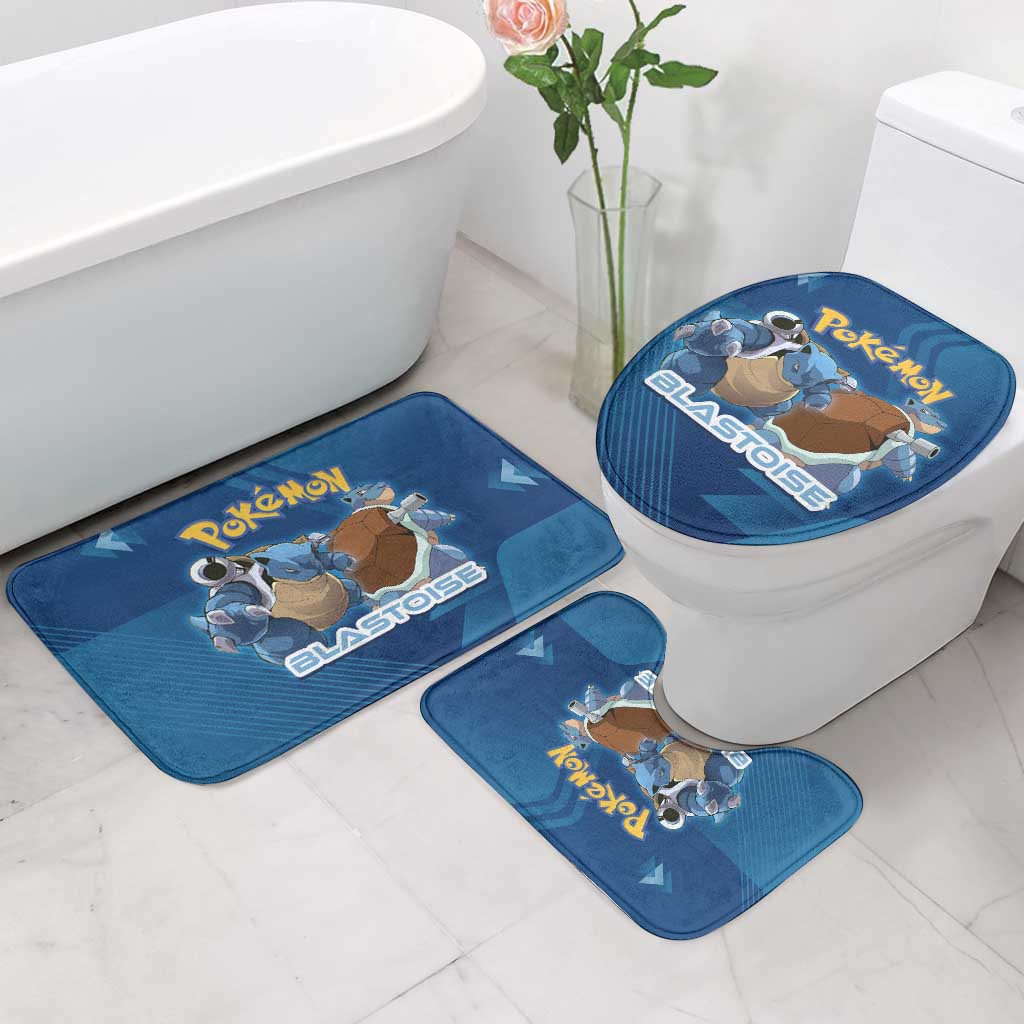 Blastoise Poké Bathroom Set Tech Armor Anime Wave Style