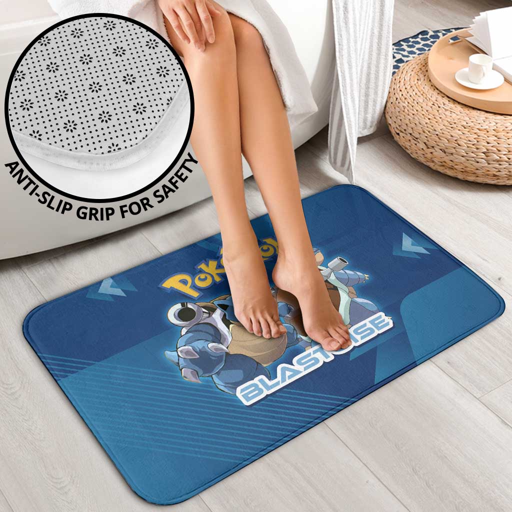 Blastoise Poké Bathroom Set Tech Armor Anime Wave Style