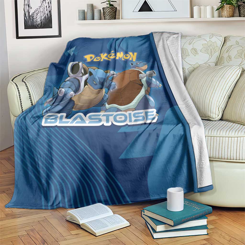 Blastoise Poké Blanket Tech Armor Anime Wave Style