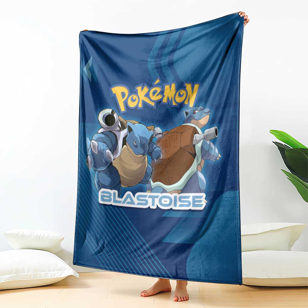 Blastoise Poké Blanket Tech Armor Anime Wave Style