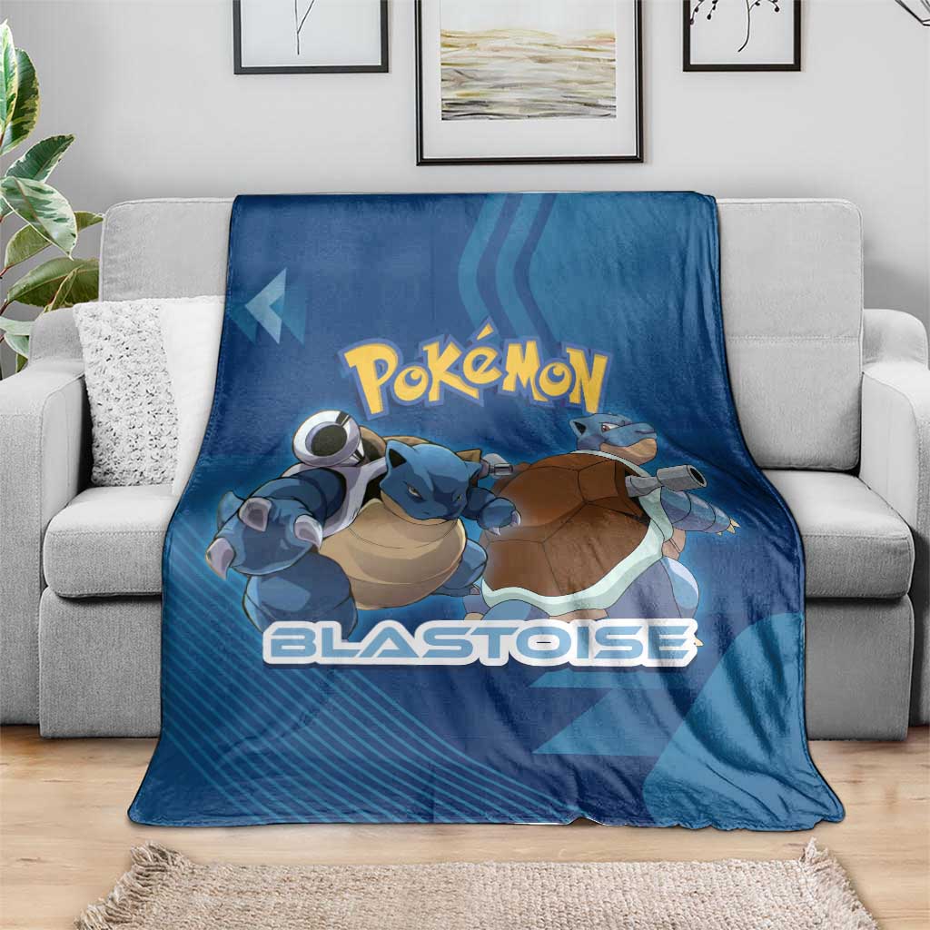 Blastoise Poké Blanket Tech Armor Anime Wave Style