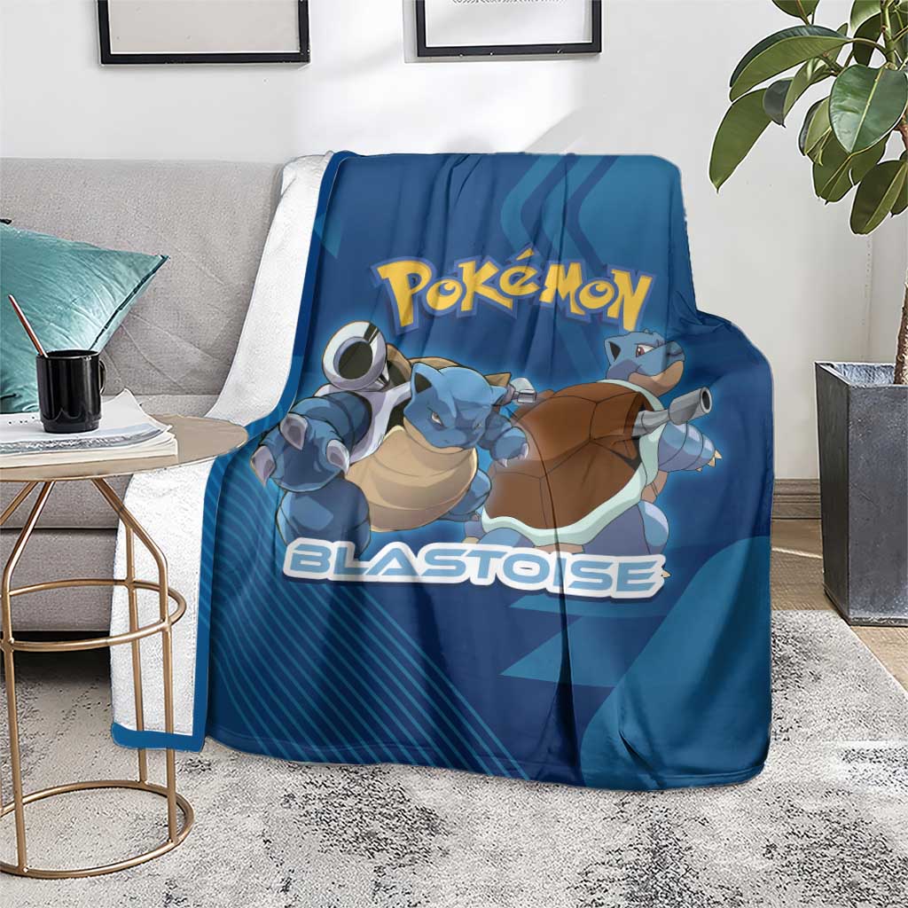Blastoise Poké Blanket Tech Armor Anime Wave Style