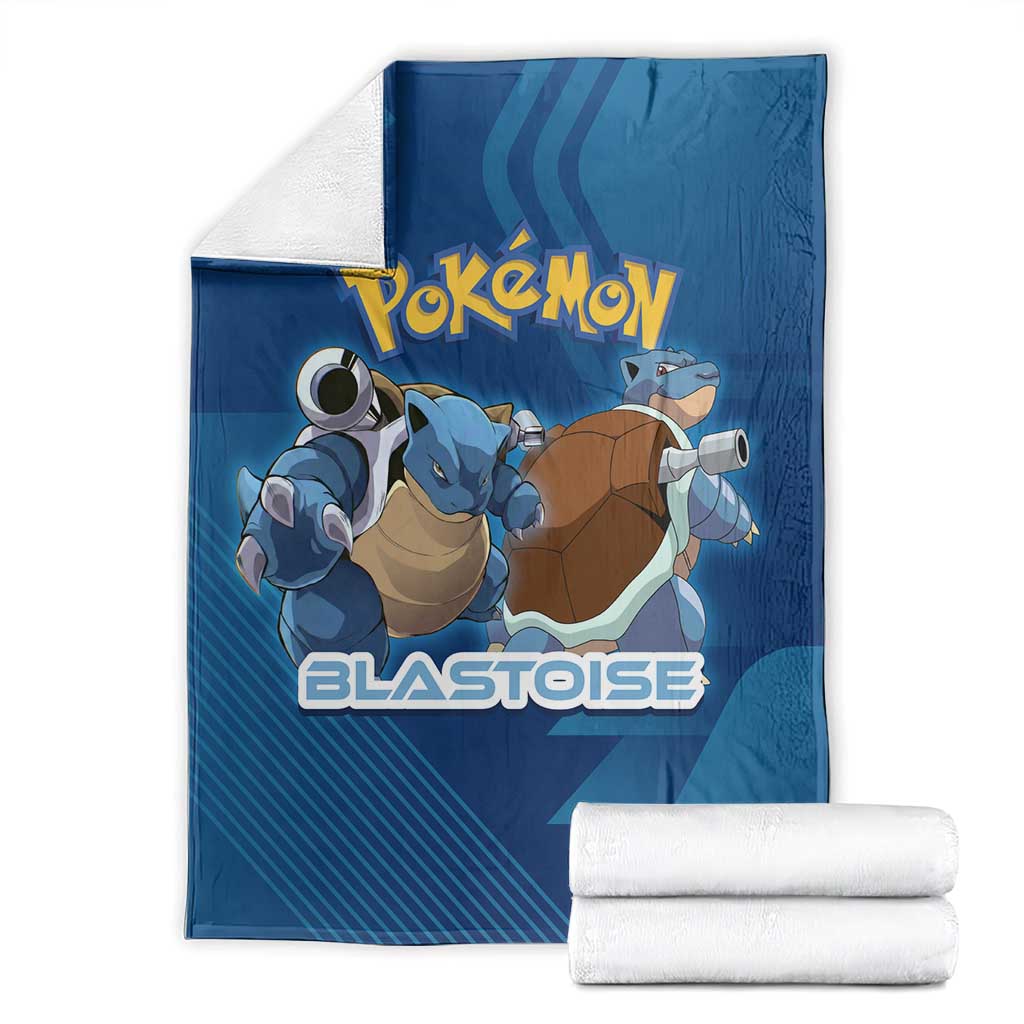 Blastoise Poké Blanket Tech Armor Anime Wave Style