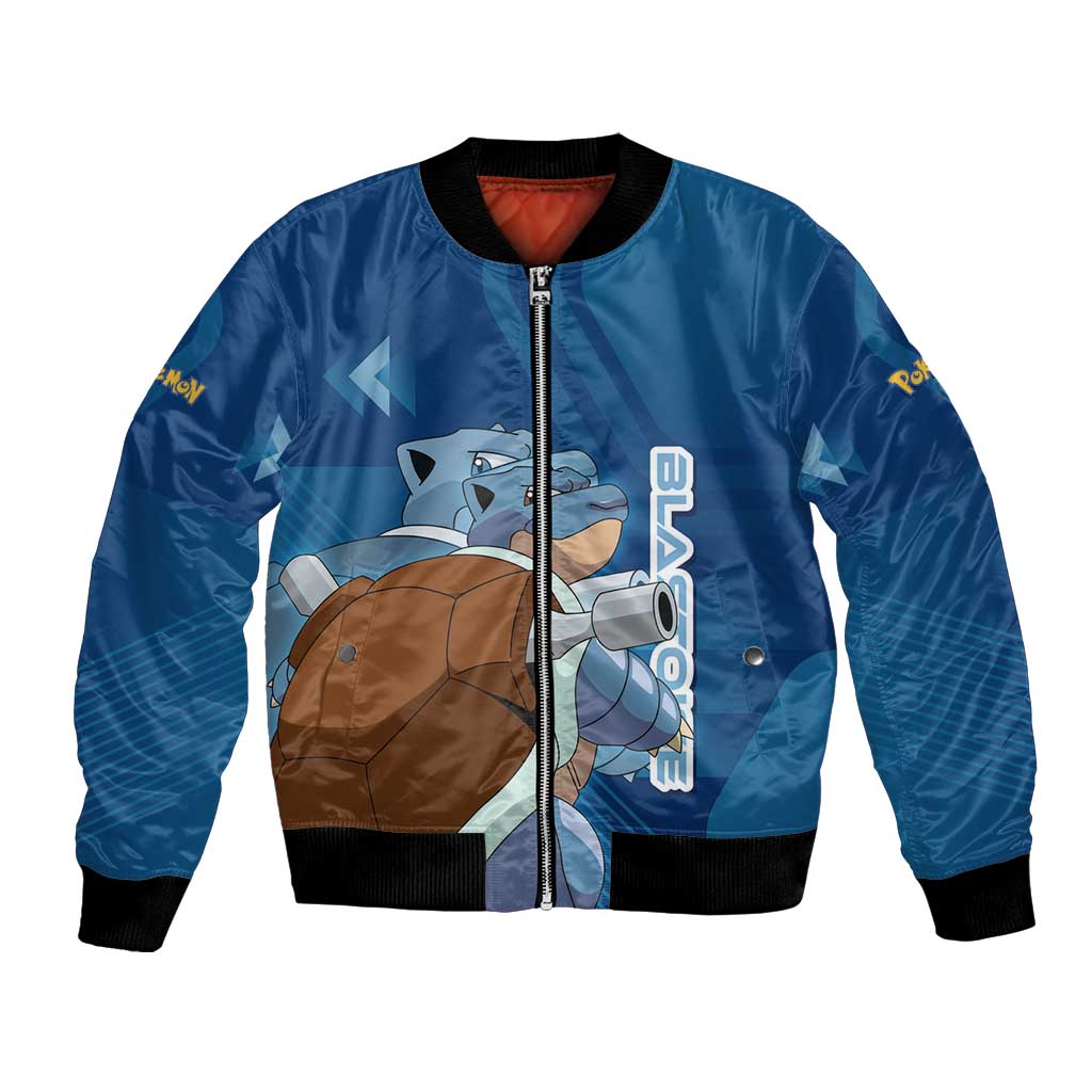 Blastoise Poké Bomber Jacket Tech Armor Anime Wave Style