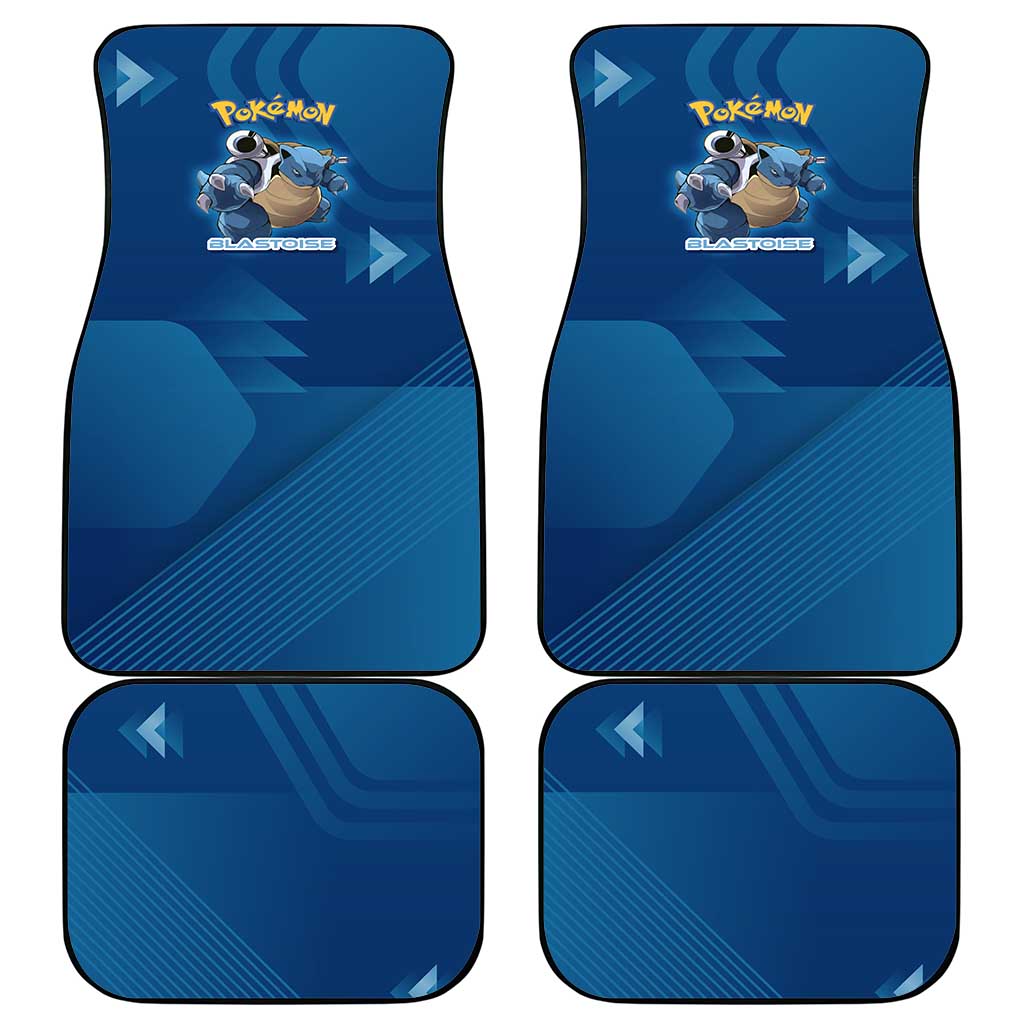 Blastoise Poké Car Mats Tech Armor Anime Wave Style