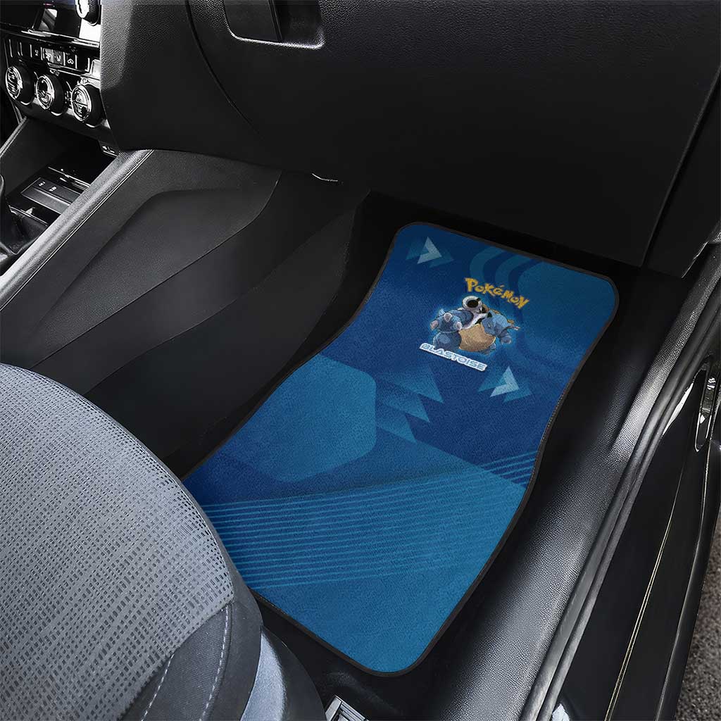Blastoise Poké Car Mats Tech Armor Anime Wave Style