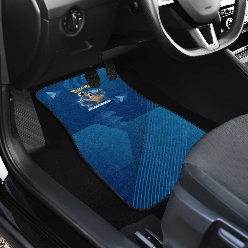Blastoise Poké Car Mats Tech Armor Anime Wave Style
