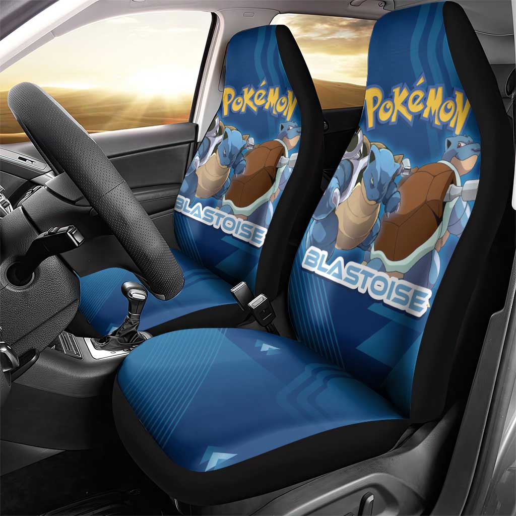 Blastoise Poké Car Seat Cover Tech Armor Anime Wave Style