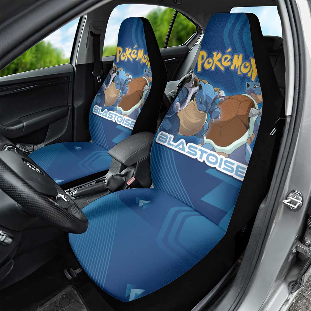 Blastoise Poké Car Seat Cover Tech Armor Anime Wave Style