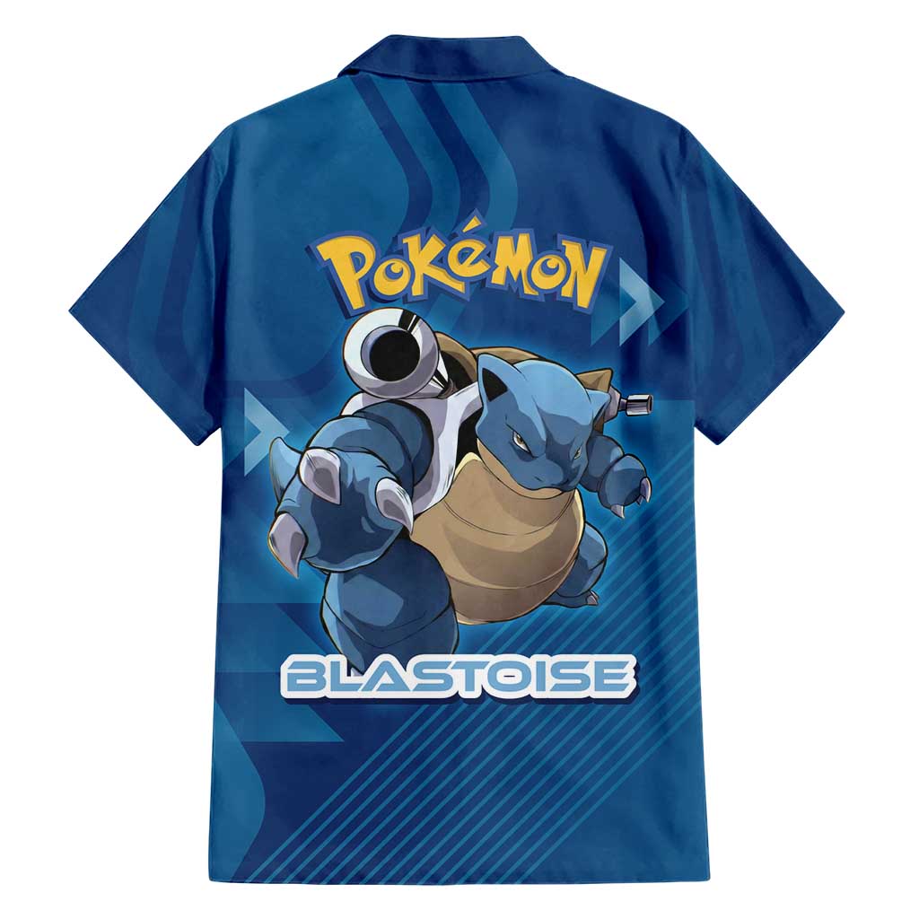 Blastoise Poké Family Matching Tank Maxi Dress and Hawaiian Shirt Tech Armor Anime Wave Style