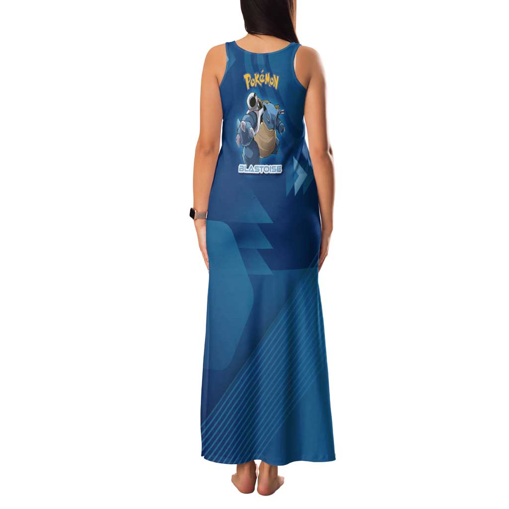 Blastoise Poké Family Matching Tank Maxi Dress and Hawaiian Shirt Tech Armor Anime Wave Style