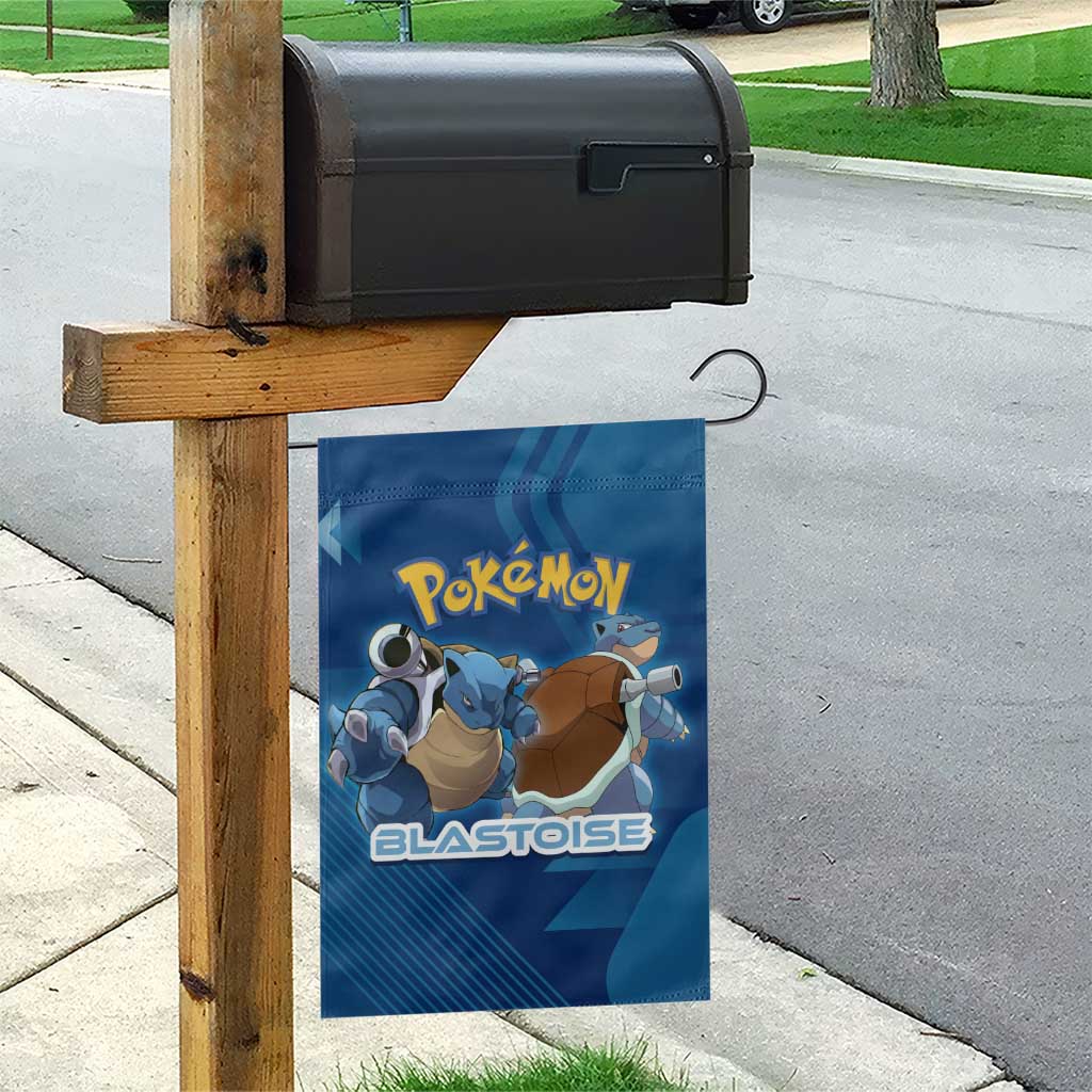 Blastoise Poké Garden Flag Tech Armor Anime Wave Style