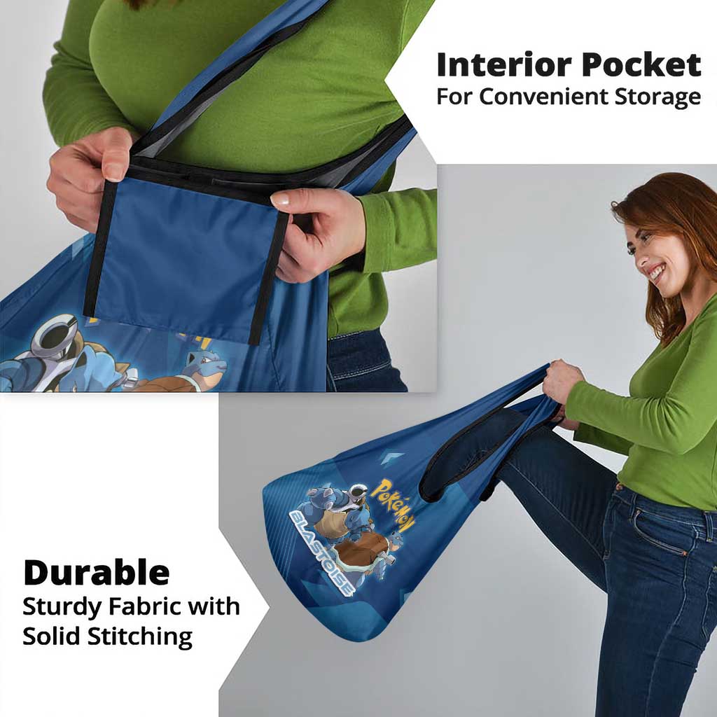 Blastoise Poké Grocery Bag Tech Armor Anime Wave Style
