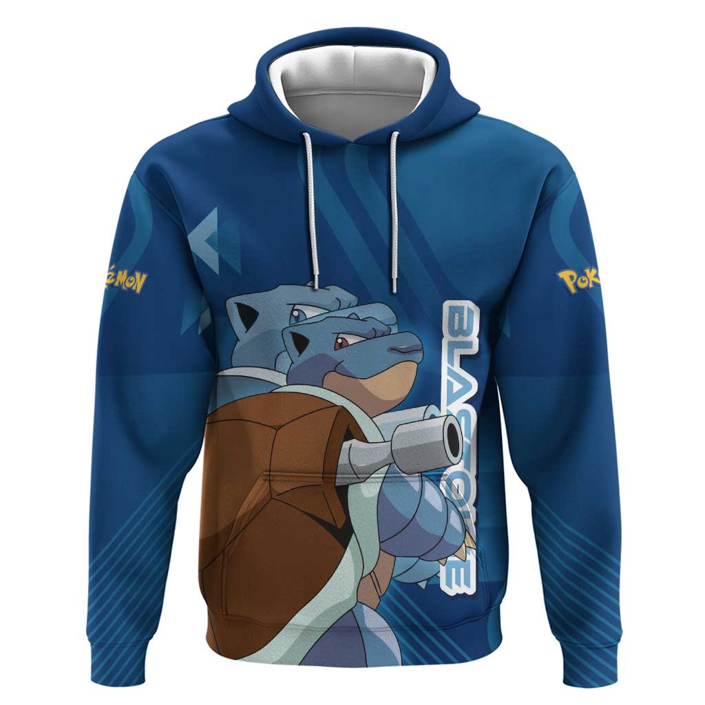 Blastoise Poké Hoodie Tech Armor Anime Wave Style