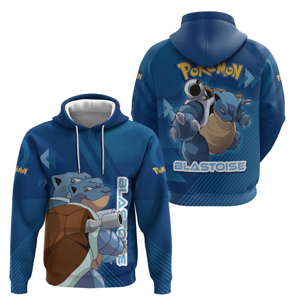 Blastoise Poké Hoodie Tech Armor Anime Wave Style