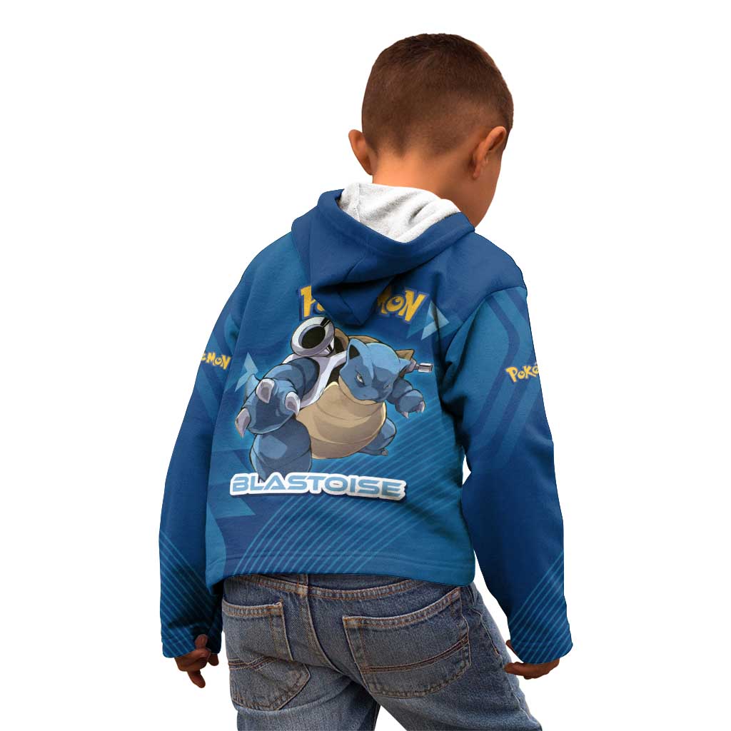Blastoise Poké Kid Hoodie Tech Armor Anime Wave Style