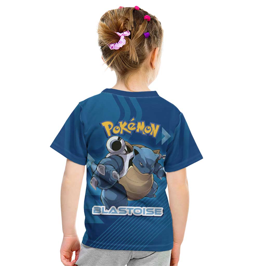 Blastoise Poké Kid T Shirt Tech Armor Anime Wave Style