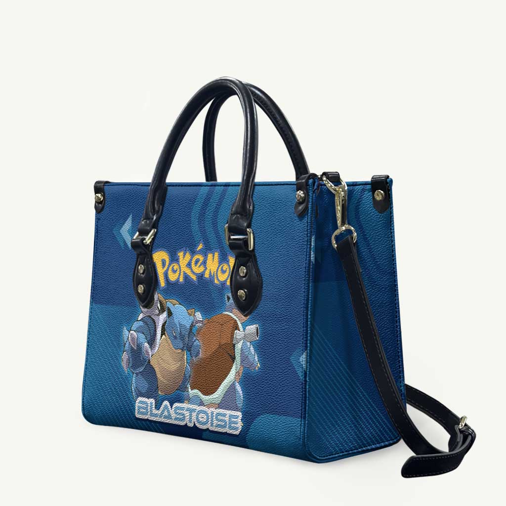 Blastoise Poké Leather Bag Tech Armor Anime Wave Style