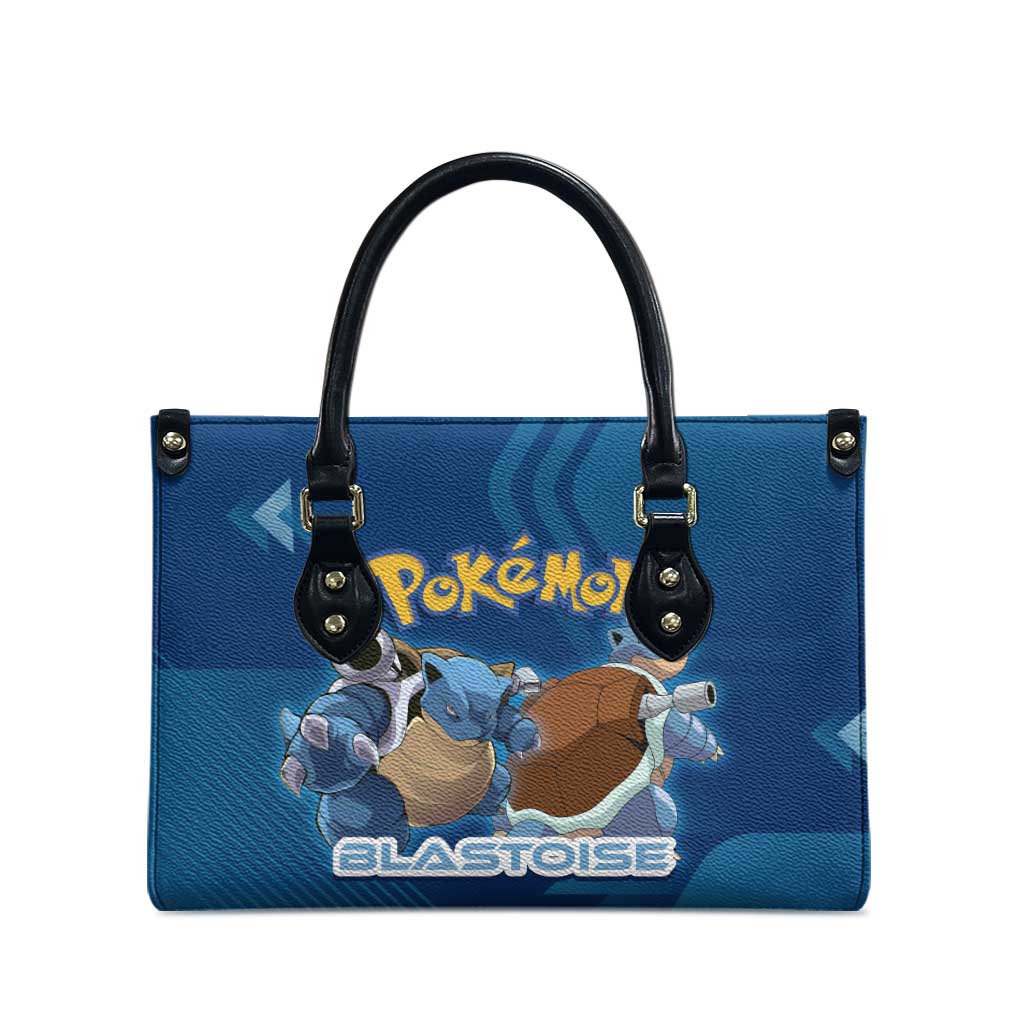 Blastoise Poké Leather Bag Tech Armor Anime Wave Style