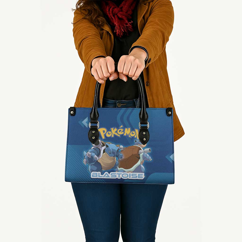 Blastoise Poké Leather Bag Tech Armor Anime Wave Style