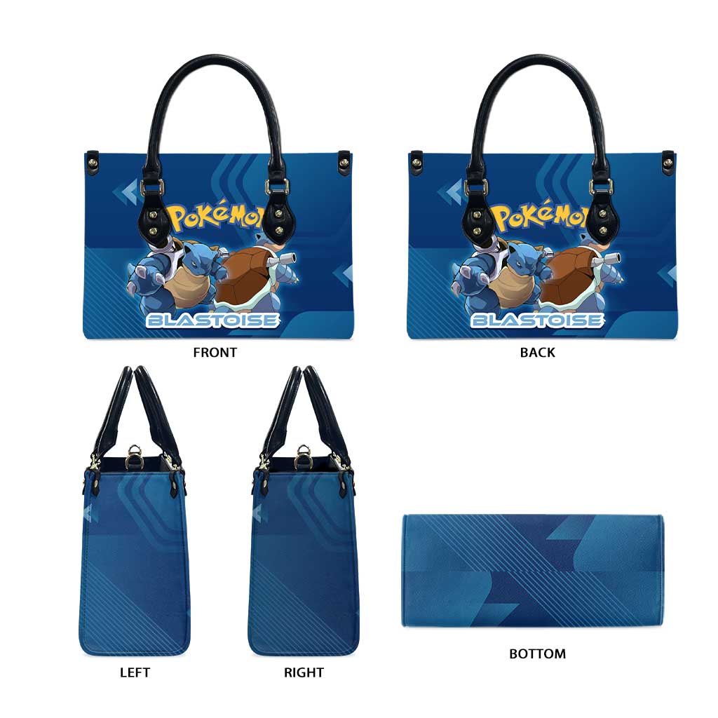 Blastoise Poké Leather Bag Tech Armor Anime Wave Style