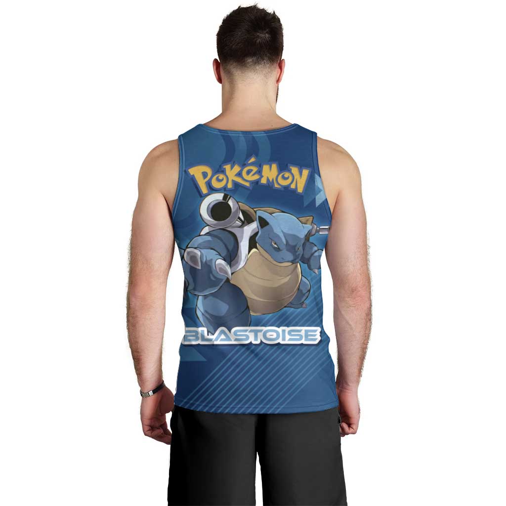 Blastoise Poké Men Tank Top Tech Armor Anime Wave Style