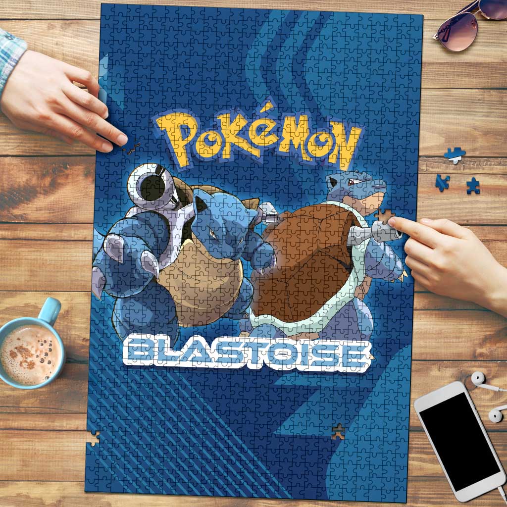 Blastoise Poké Puzzle Tech Armor Anime Wave Style