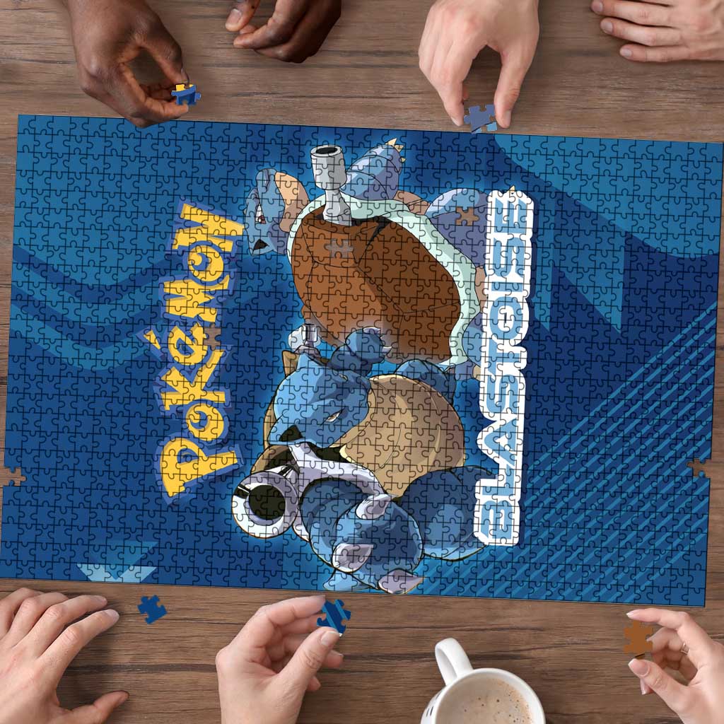 Blastoise Poké Puzzle Tech Armor Anime Wave Style