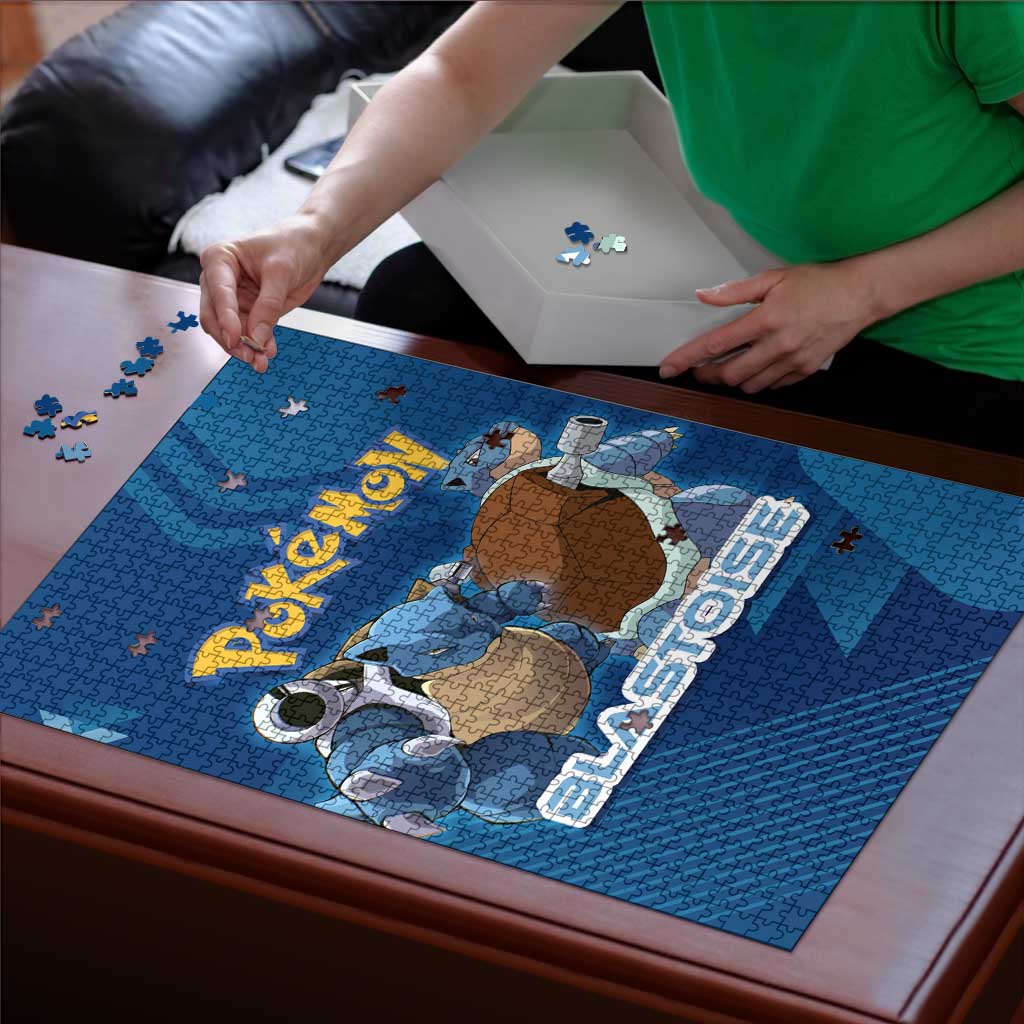 Blastoise Poké Puzzle Tech Armor Anime Wave Style