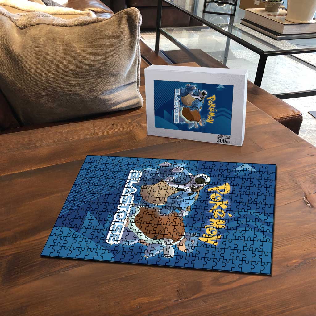 Blastoise Poké Puzzle Tech Armor Anime Wave Style