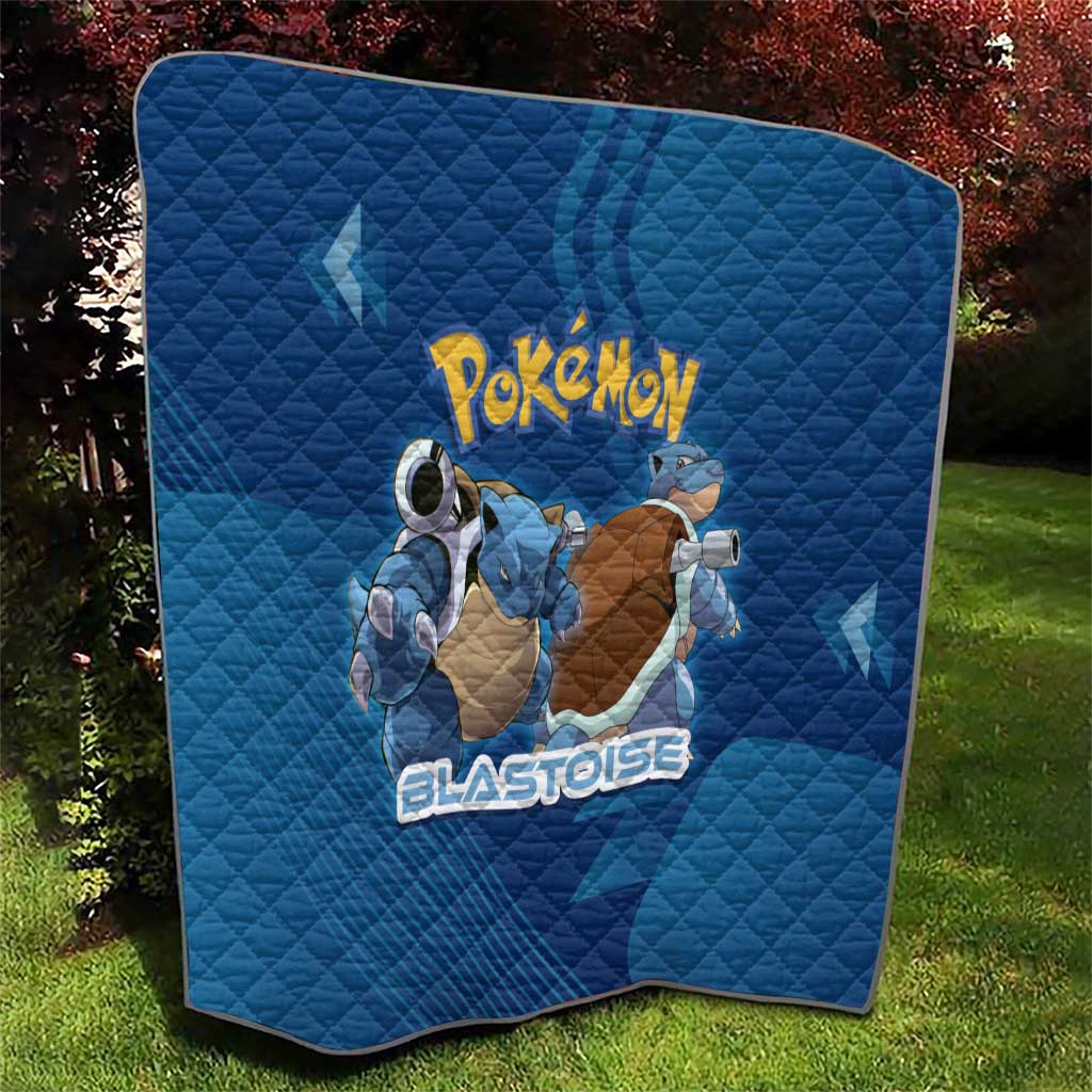 Blastoise Poké Quilt Tech Armor Anime Wave Style