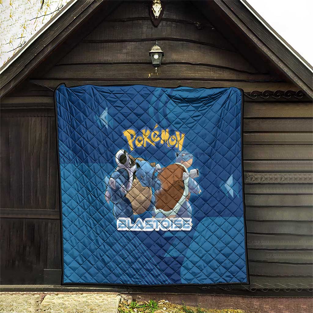 Blastoise Poké Quilt Tech Armor Anime Wave Style