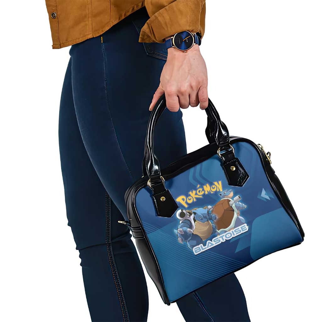 Blastoise Poké Shoulder Handbag Tech Armor Anime Wave Style