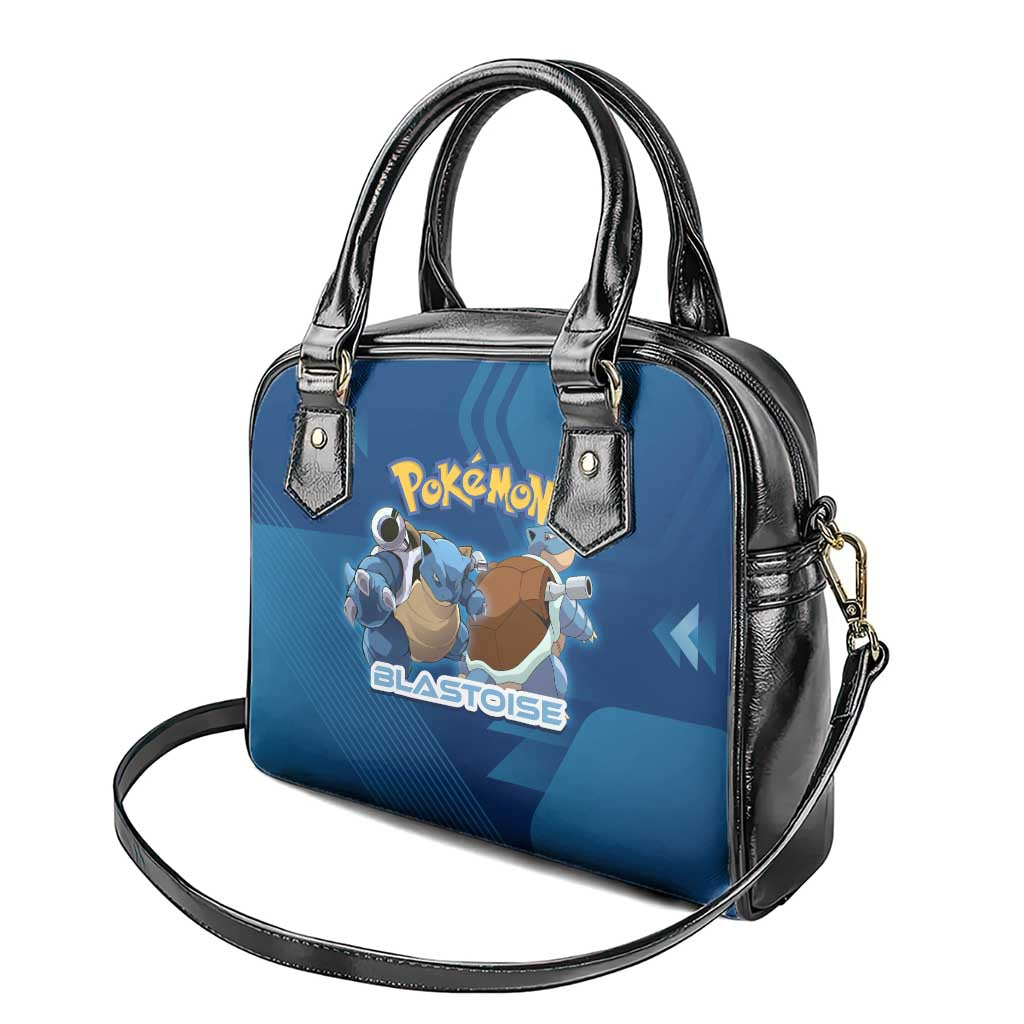 Blastoise Poké Shoulder Handbag Tech Armor Anime Wave Style