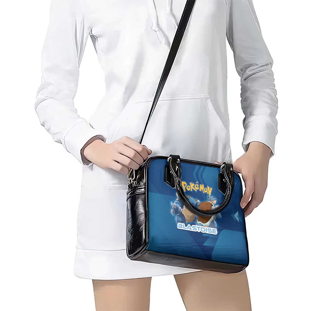 Blastoise Poké Shoulder Handbag Tech Armor Anime Wave Style