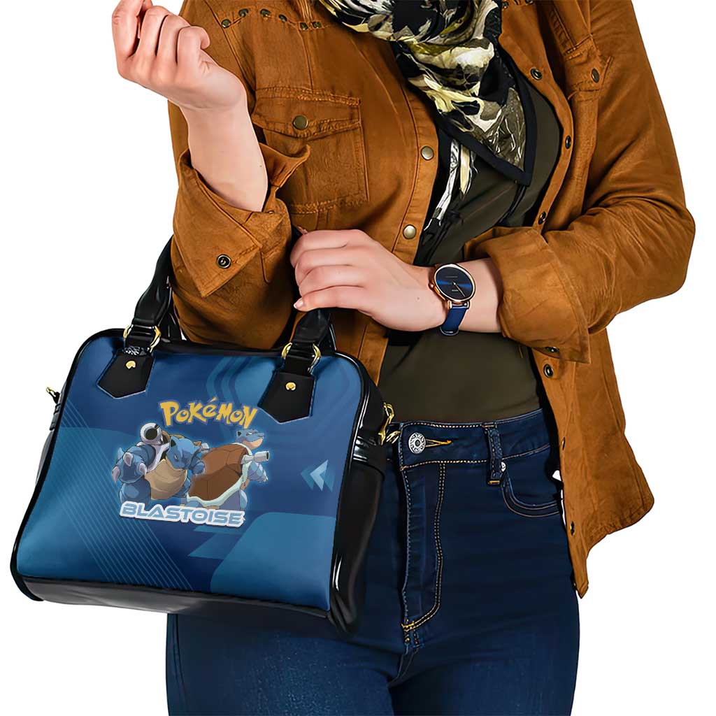 Blastoise Poké Shoulder Handbag Tech Armor Anime Wave Style