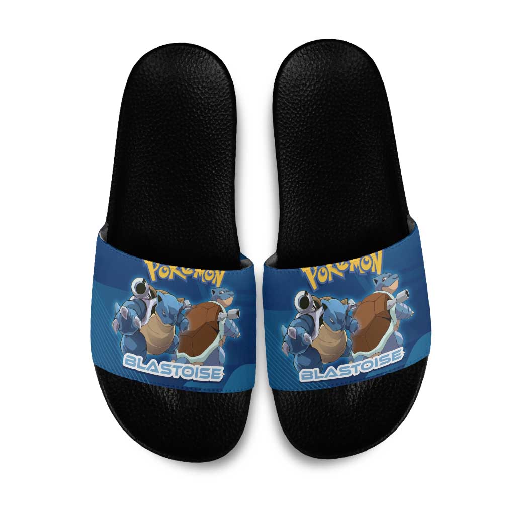 Blastoise Poké Slide Sandals Tech Armor Anime Wave Style