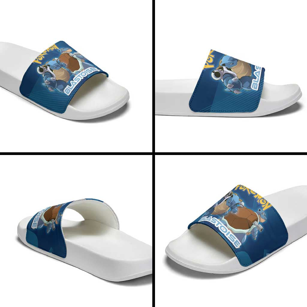 Blastoise Poké Slide Sandals Tech Armor Anime Wave Style