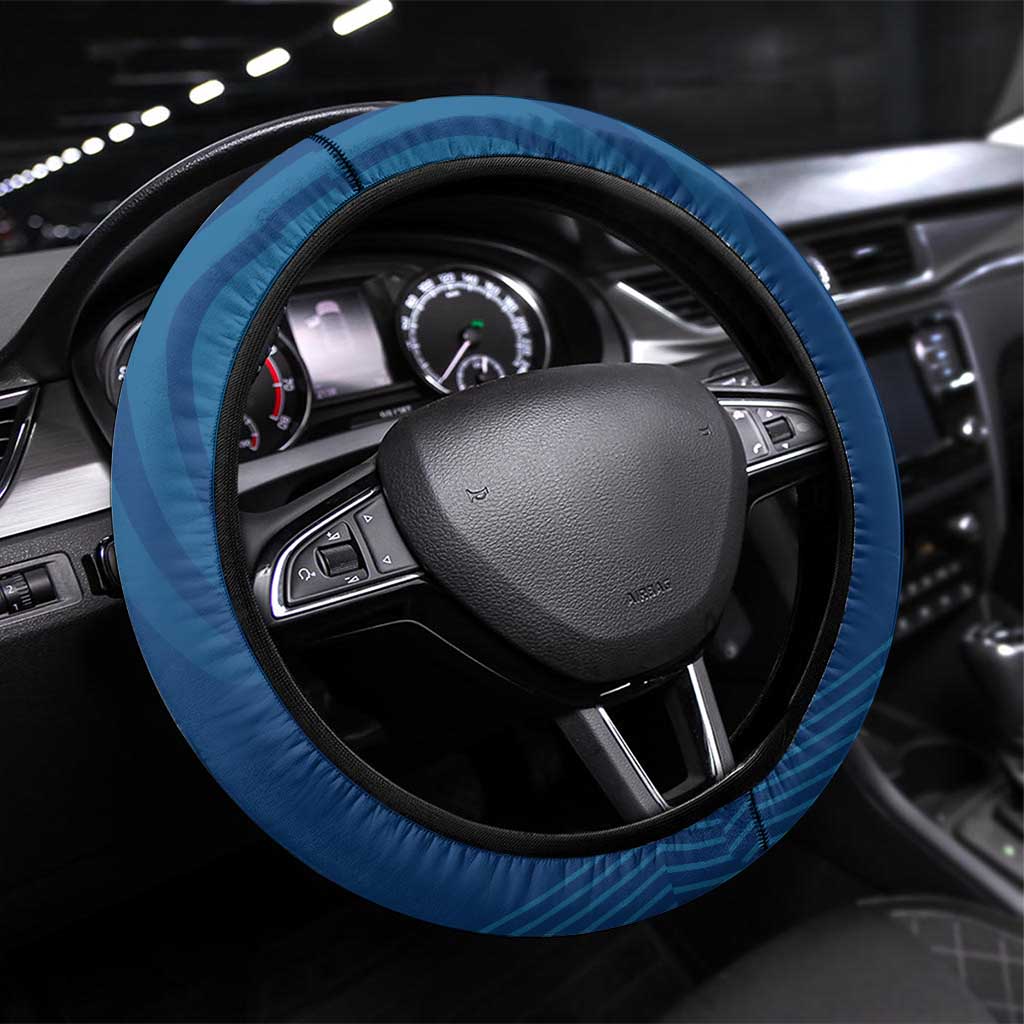 Blastoise Poké Steering Wheel Cover Tech Armor Anime Wave Style