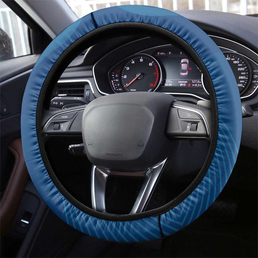 Blastoise Poké Steering Wheel Cover Tech Armor Anime Wave Style