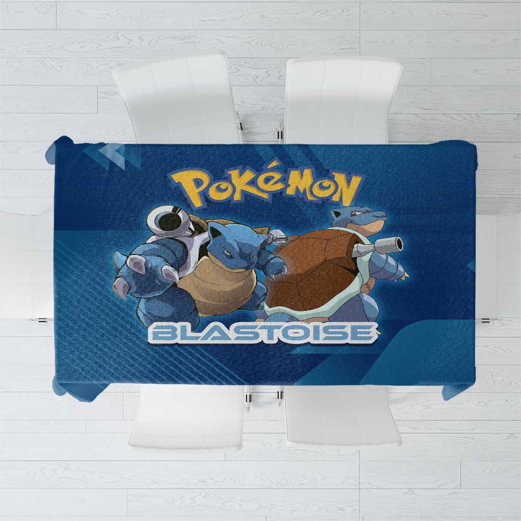 Blastoise Poké Tablecloth Tech Armor Anime Wave Style