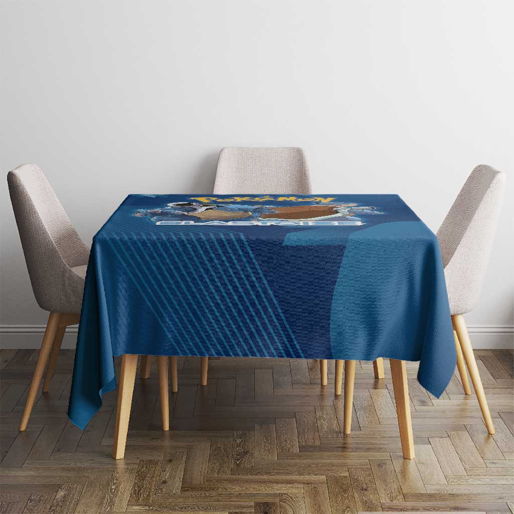 Blastoise Poké Tablecloth Tech Armor Anime Wave Style